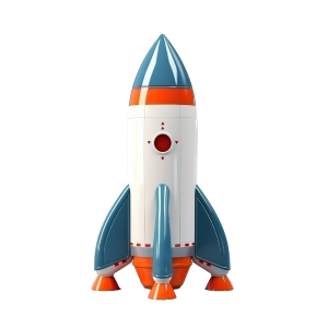 3d-space-rocket-model